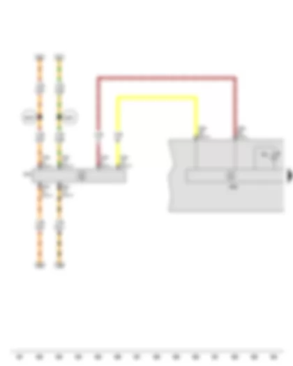 Wiring Diagram  SEAT LEON 2010 - Control unit in dash panel insert - Data bus diagnostic interface
