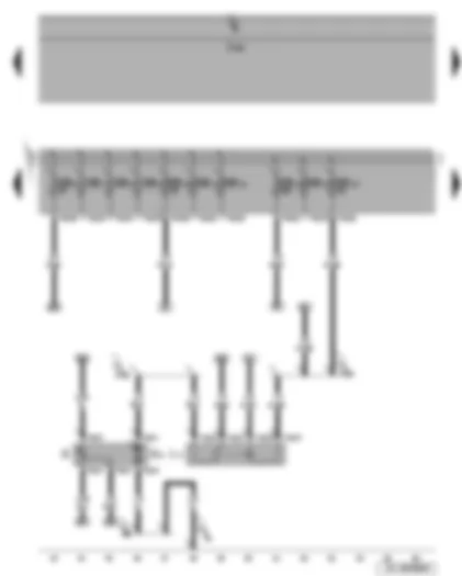 Wiring Diagram  SEAT LEON 2007 - Fuel pump - fuel pump relay - fuel gauge sender