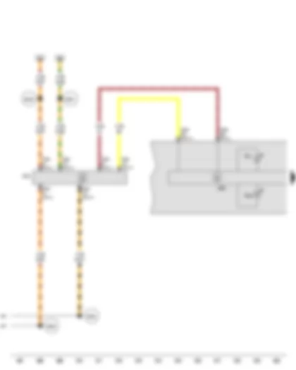 Wiring Diagram  SEAT LEON 2010 - Control unit in dash panel insert - Data bus diagnostic interface
