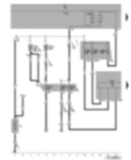 Wiring Diagram  SEAT LEON 2010 - Terminal 15 voltage supply relay 2 - ABS control unit with EDL/ESP - onboard supply control unit