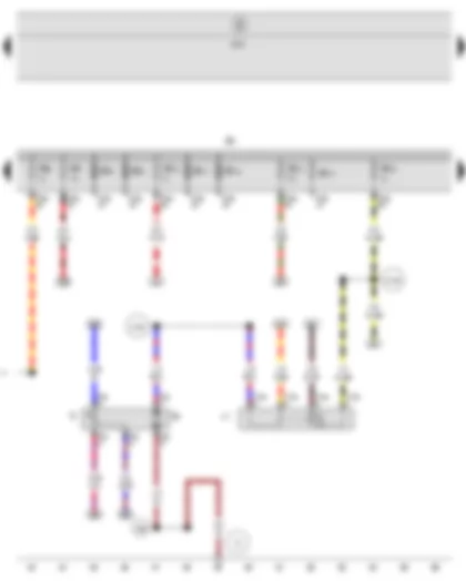 Wiring Diagram  SEAT LEON 2009 - Fuel gauge sender - Fuel system pressurisation pump - Fuel pump relay - Fuse holder B