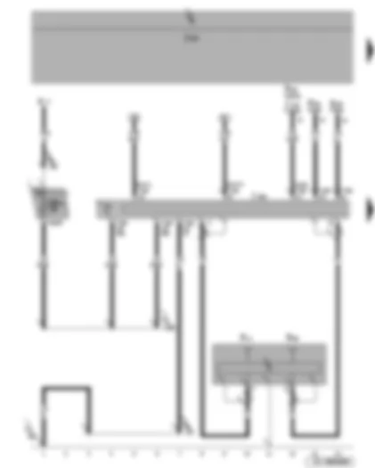 Wiring Diagram  SEAT LEON 2007 - Aerial - GPS aerial - control unit with display for radio and navigation system