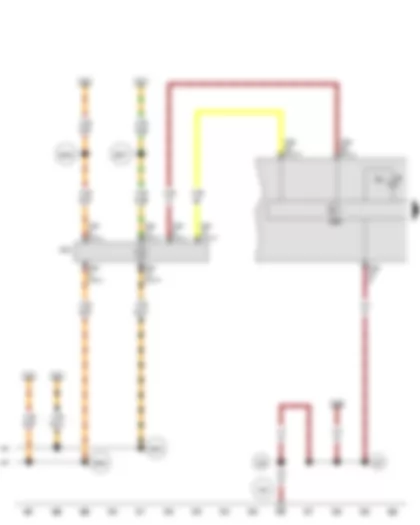 Wiring Diagram  SEAT LEON 2013 - Control unit in dash panel insert - Data bus diagnostic interface