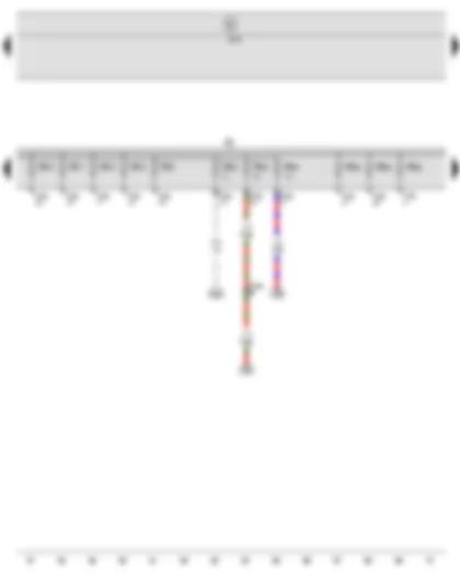 Wiring Diagram  SEAT LEON 2011 - Onboard supply control unit - Fuse holder B