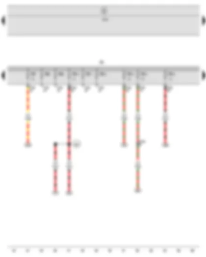 Wiring Diagram  SEAT LEON 2012 - Onboard supply control unit - Fuse holder B