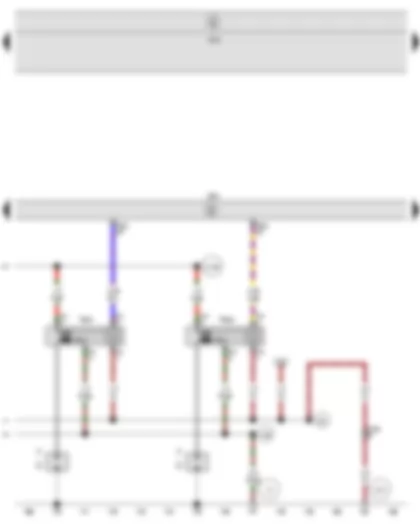 Wiring Diagram  SEAT LEON 2011 - Engine control unit - Ignition coil 3 with output stage - Ignition coil 4 with output stage - Spark plug connector - Spark plugs