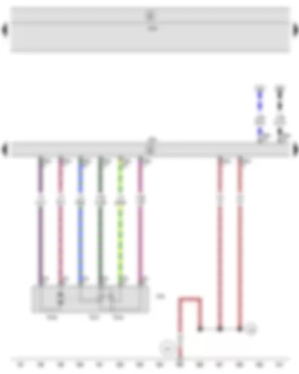 Wiring Diagram  SEAT LEON 2011 - Throttle valve module - Engine control unit