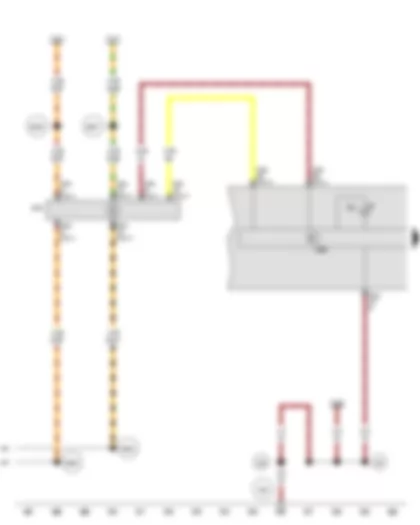 Wiring Diagram  SEAT LEON 2011 - Control unit in dash panel insert - Data bus diagnostic interface