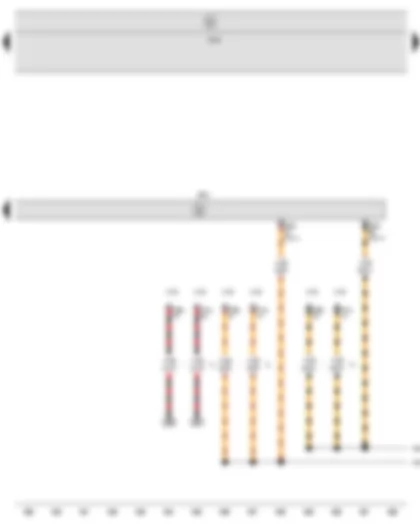 Wiring Diagram  SEAT LEON 2013 - Onboard supply control unit - Engine control unit