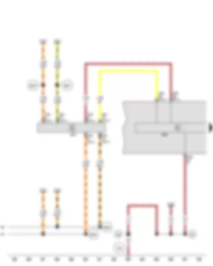 Wiring Diagram  SEAT LEON 2011 - Control unit in dash panel insert - Data bus diagnostic interface