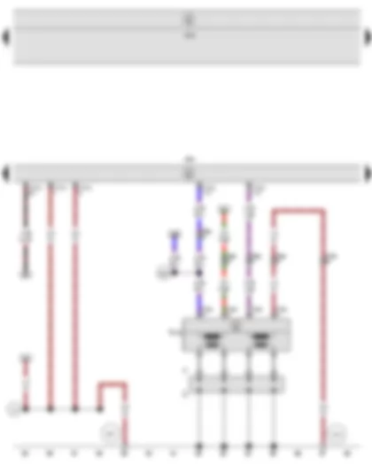 Wiring Diagram  SEAT LEON 2011 - Engine control unit - Ignition transformer - Spark plug connector - Spark plugs