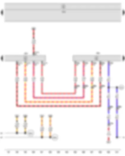 Wiring Diagram  SEAT LEON 2011 - Engine control unit - Gas mode control unit