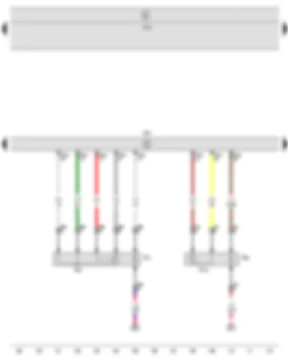 Wiring Diagram  SEAT LEON 2012 - Lambda probe - Lambda probe after catalytic converter - Engine control unit