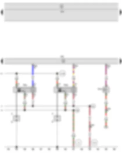 Wiring Diagram  SEAT LEON 2012 - Engine control unit - Fuel pressure regulating valve - Ignition coil 3 with output stage - Ignition coil 4 with output stage - Spark plug connector - Spark plugs