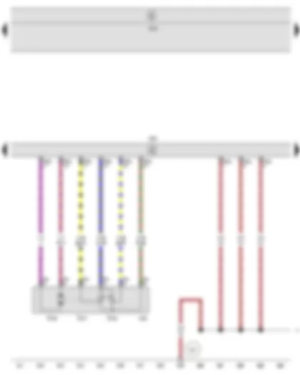 Wiring Diagram  SEAT LEON 2012 - Throttle valve module - Engine control unit