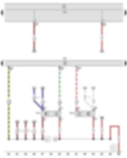 Wiring Diagram  SEAT LEON 2011 - Brake pedal position sender - Clutch position sender - Engine control unit