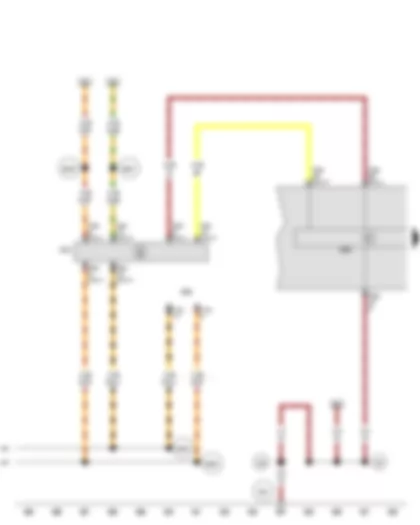 Wiring Diagram  SEAT LEON 2013 - Control unit in dash panel insert - Data bus diagnostic interface