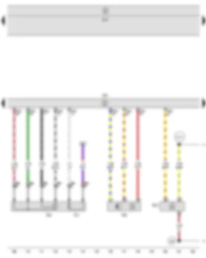 Wiring Diagram  SEAT LEON 2011 - Engine speed sender - Lambda probe - Fuel pressure sender - Engine control unit - Lambda probe heater