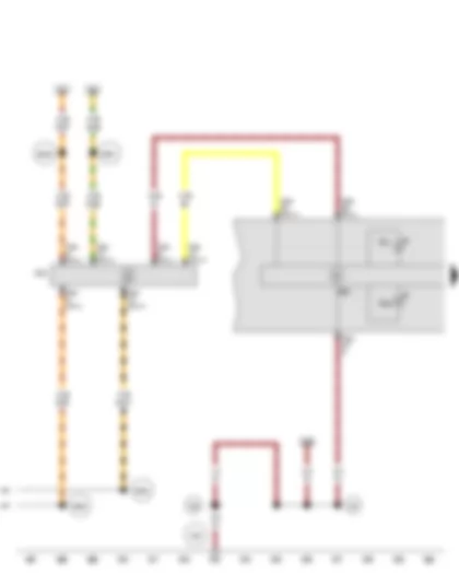 Wiring Diagram  SEAT LEON 2011 - Control unit in dash panel insert - Data bus diagnostic interface