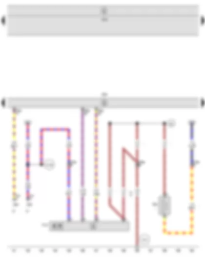 Wiring Diagram  SEAT LEON 2011 - Engine control unit - Intake manifold preheating heater element - Intake manifold flap motor