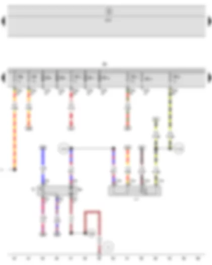 Wiring Diagram  SEAT LEON 2011 - Fuel gauge sender - Fuel system pressurisation pump - Fuel pump relay - Fuse holder B