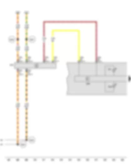 Wiring Diagram  SEAT LEON 2011 - Control unit in dash panel insert - Data bus diagnostic interface