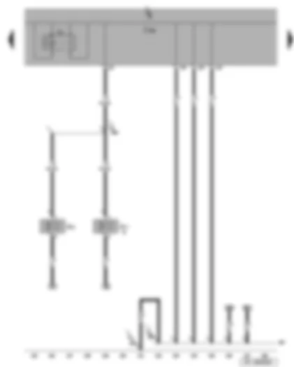 Wiring Diagram  SEAT LEON 2008 - Treble tone horn - bass tone horn - dual tone horn relay