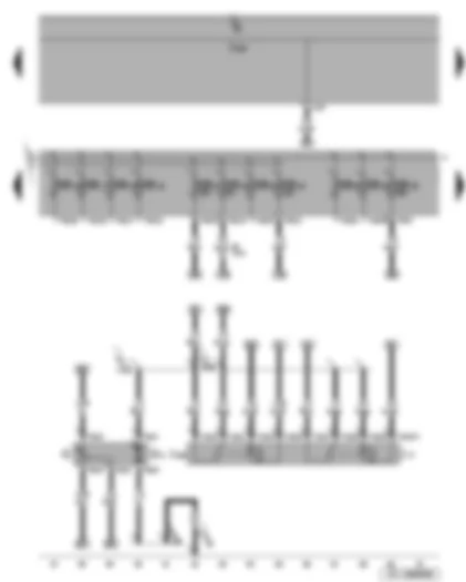 Wiring Diagram  SEAT LEON 2008 - Fuel pump - fuel pump relay - fuel supply relay - fuel gauge sender