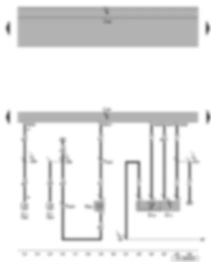 Wiring Diagram  SEAT LEON 2009 - Activated charcoal filter system solenoid valve 1 - intake air temperature sender - intake manifold pressure sender - 4HV control unit