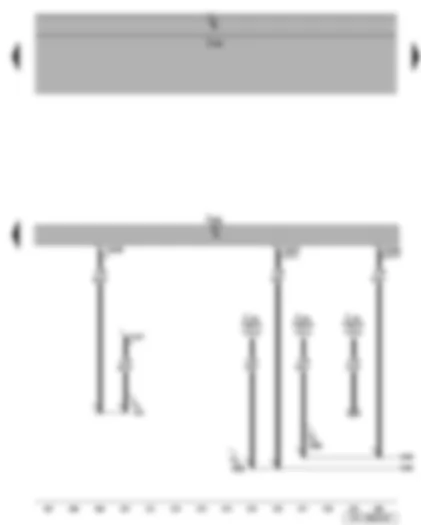 Wiring Diagram  SEAT LEON 2007 - Diagnosis connection - Motronic control unit