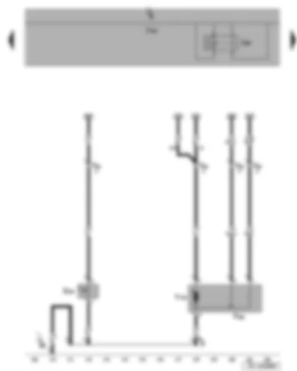 Wiring Diagram  SEAT LEON 2012 - Rear lid release motor - rear lid handle release button - rear lid lock unit