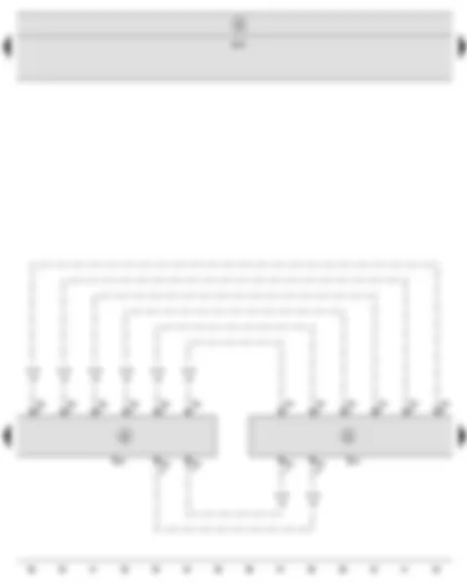 Wiring Diagram  SEAT LEON 2012 - Operating unit in steering wheel - Multifunction buttons on right in steering wheel