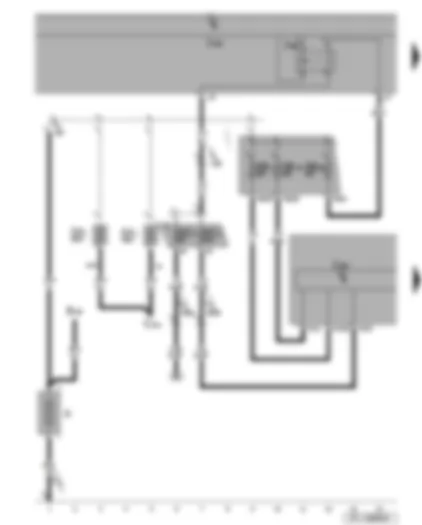Wiring Diagram  SEAT LEON 2007 - Terminal 15 voltage supply relay 2 - ABS control unit with EDL/ESP - onboard supply control unit