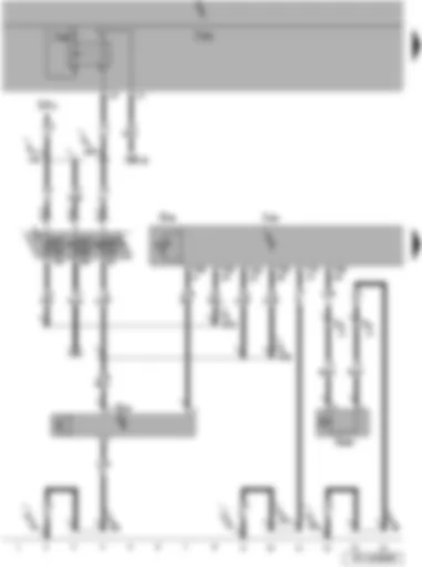 Wiring Diagram  SEAT LEON 2009 - High pressure sender - Climatronic control unit - air conditioning system compressor regulating valve