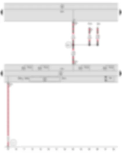 Wiring Diagram  SEAT LEON 2012 - Lateral acceleration sender - Yaw rate sender - ESP sensor unit - ABS control unit - Onboard supply control unit - Rear right ABS inlet valve - Rear left ABS inlet valve - Rear right ABS outlet valve - Rear left ABS outlet valve - ABS hydraulic pump