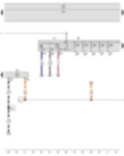 Wiring Diagram  SEAT LEON 2011 - Terminal 30 voltage supply relay - Steering column electronics control unit - Fuse holder B