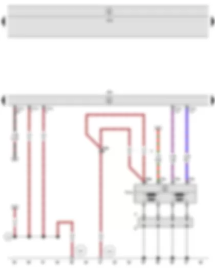Wiring Diagram  SEAT LEON 2011 - Engine control unit - Ignition transformer - Spark plug connector - Spark plugs