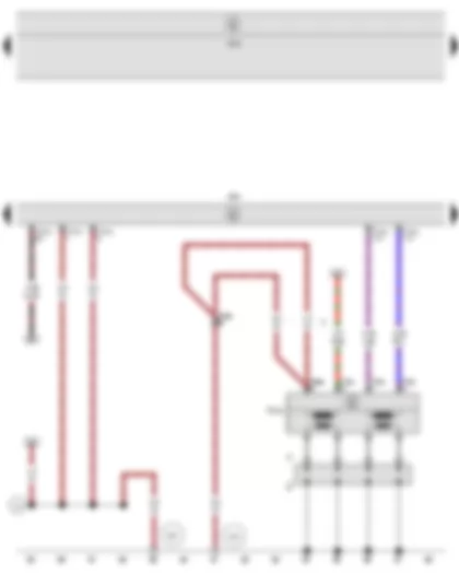 Wiring Diagram  SEAT LEON 2013 - Engine control unit - Ignition transformer - Spark plug connector - Spark plugs