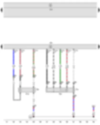 Wiring Diagram  SEAT LEON 2011 - Lambda probe - Lambda probe after catalytic converter - Engine control unit