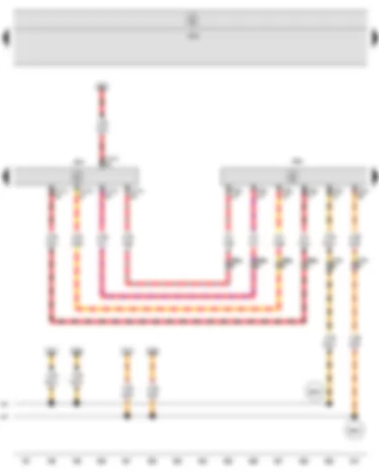 Wiring Diagram  SEAT LEON 2013 - Engine control unit - Gas mode control unit