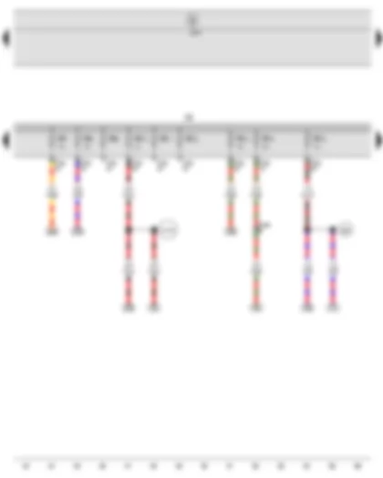 Wiring Diagram  SEAT LEON 2012 - Onboard supply control unit - Fuse holder B