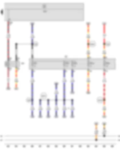 Wiring Diagram  SEAT LEON 2013 - Terminal 15 voltage supply relay 2 - Fuse holder C