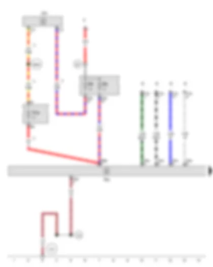 Wiring Diagram  SEAT LEON 2012 - Voltage stabiliser - Telephone transmitter and receiver unit