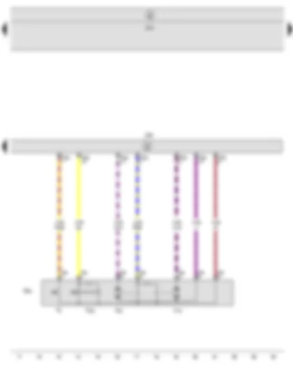 Wiring Diagram  SEAT LEON 2011 - Driver door control unit - Onboard supply control unit - Driver door lock unit