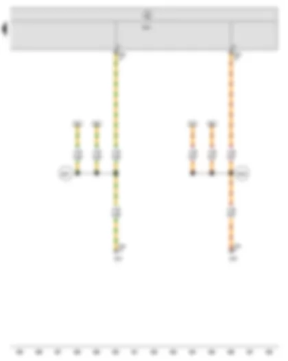 Wiring Diagram  SEAT LEON 2011 - Onboard supply control unit - Data bus diagnostic interface