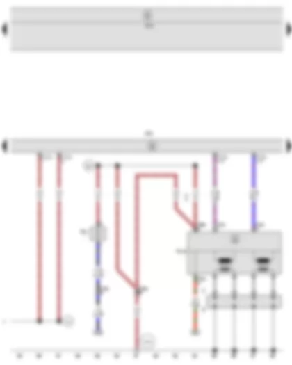 Wiring Diagram  SEAT LEON 2013 - Onboard supply control unit - Engine control unit - Intake manifold preheating heater element - Ignition transformer - Spark plug connector - Spark plugs