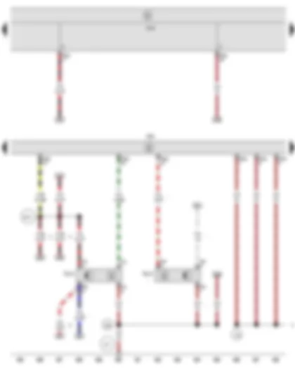 Wiring Diagram  SEAT LEON 2013 - Brake pedal position sender - Clutch position sender - Engine control unit