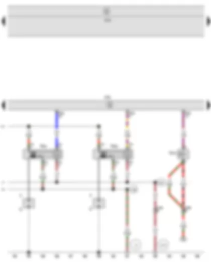 Wiring Diagram  SEAT LEON 2013 - Engine control unit - Fuel pressure regulating valve - Ignition coil 3 with output stage - Ignition coil 4 with output stage - Spark plug connector - Spark plugs