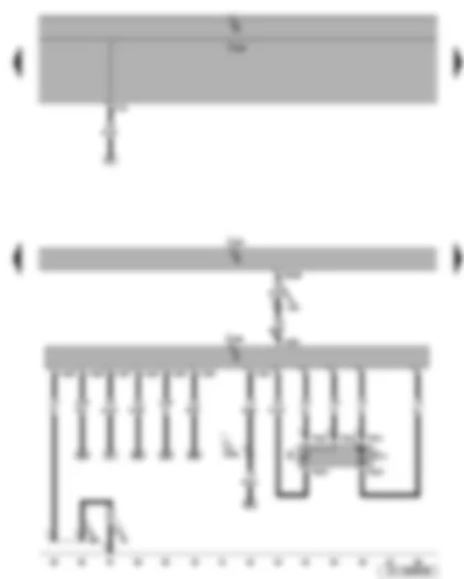 Wiring Diagram  SEAT LEON 2008 - Fuel pump - fuel gauge sender - engine control unit - fuel pump control unit