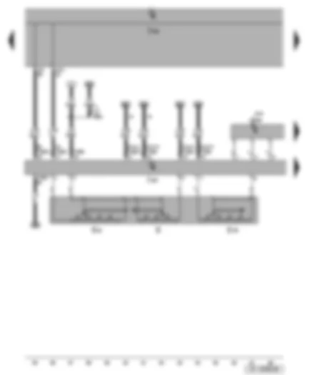 Wiring Diagram  SEAT LEON 2009 - Windscreen wiper switch - intermittent wiper switch - intermittent wipe regulator - steering angle sender